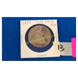 1875 seated liberty 50 Cent piece