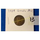 1909 Lincoln penny -AV