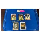 5 baseball cards