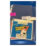 1972, 1968 Topps Poster wrapper