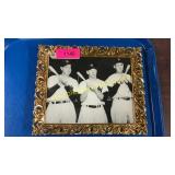 B/W photo of DiMaggio,mantle, Williams