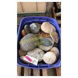 Tote of Colorado river rock