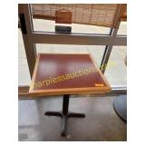 Square Pedestal table