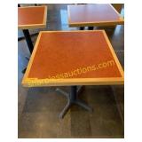 Square Pedestal table