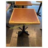 Square Pedestal table