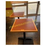 Square Pedestal table