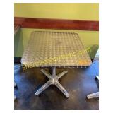 Pedestal Square Patio Table