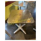 Pedestal Square Patio Table