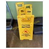 Caution Wet Floor signs