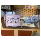 Counter clear sneeze guard