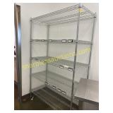 Metal Rack, 5 shelves