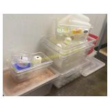 Condiment bottles, misc