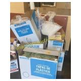 Assorted cups/bags/straws