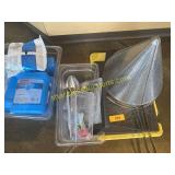 Cutting board, ice packs, misc