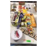 Model car, board game, misc home