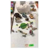 Ceramic shoes, figurines