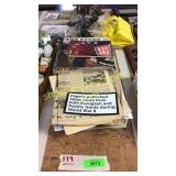 Civil & world war papers/magazines, model ship