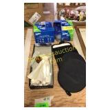 Pot holders, barbie, ziploc Tupperware