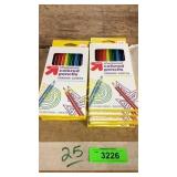 10 boxes of colored pencils