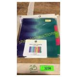 10 packs of tab dividers