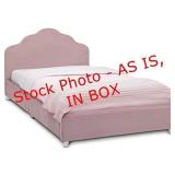 Scratch/Dent Upholstered twin bed BB81434GN-1187