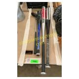 Baseball bats, golf club