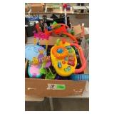 2 boxes of asst toys