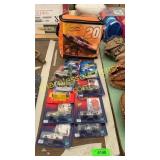 Winners circle Die cast cars, lunchbag