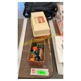 Tackle box, die cast cars