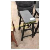 Black bar stool