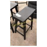 Black bar stool