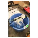 Tote with light fixtures