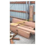 Pile headboard, posts, rails