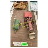 Vintage tractor toys