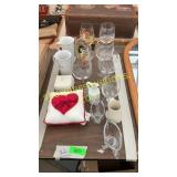 Wine glasses, coffee mugs