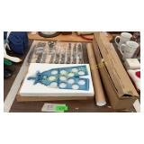 Knife set, picture frame, sconce holder