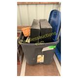 Tote of pots & baskets