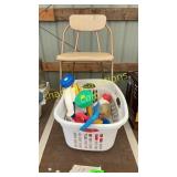 Baby toys, chair