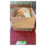 Assorted mugs, crooksville china plates