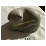 Isabel Bloom cat curled up (chipped ear)