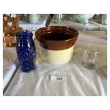 ceramic bowl, glassware