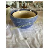 Oxford stoneware bowl, blue ceramic bowl
