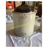 5 gallon Western Stoneware whiskey jug (chipped)