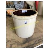 2 gallon crock (cracked)
