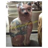 Ceramic Cat made in Mexico(cracked)