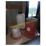 Plastic hanging feeders