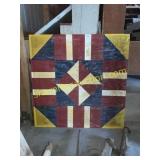 wooden barn quilt