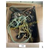 girths, bridle pieces, rope halters