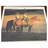 unframed Buckaroos western prints (igned)