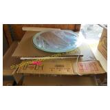 LED light/touch screen mirror